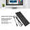 K 800 Keyboard with Touchpad Wired Ultra Thin Mini Compact Touch Keyboard with HUB Function 6