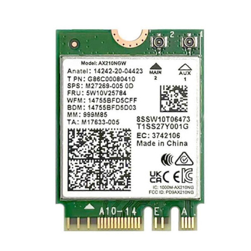 WiFi 6E AX210 Bluetooth 5.3 M.2 Wireless Network Card 1