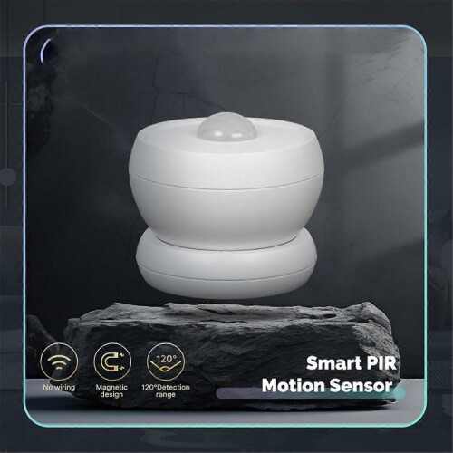 Tuya Zigbee Smart PIR Sensor Human Body Infrared Motion Detector with Magnetic Base Home Security Au 1