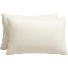 (Pack of 2) Nod Off Luxury Duck Feather Pillows Cotton Cover