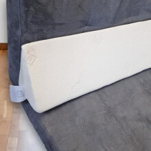 (Super King (180 x 20 x 15)) Nod Off Headboard Gap Filler Wedge Shaped Bed Guard Pillow