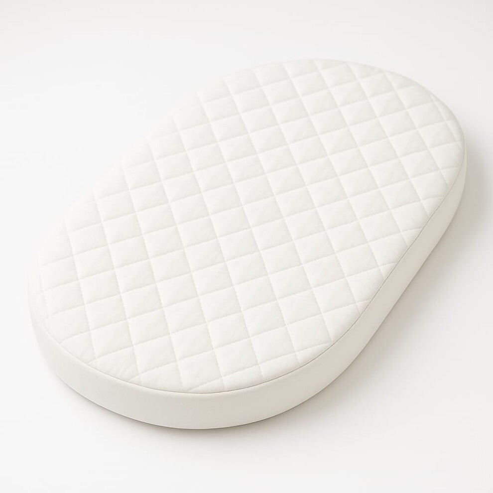 (70x30cm) Nod Off Moses Pram Basket Mattress 4cm Height