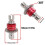 For MJX Hyper Go Front and Rear Differential Gear Black 4