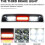Led 3rd Third Brake Light for 2009-2017 Dodge Ram 1500 2500 3500 Cargo Light 3
