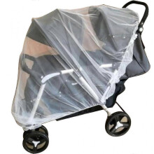 (Style 2) Double Stroller Anti-Mosquitos Net Insect Net for Carseat Twin Pram Mesh Cover