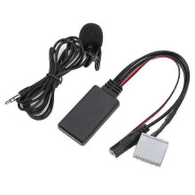 Bluetooth 5.0 Car Stereo Microphone with AUX Audio Cable Replacement for Honda Civic 2006-2013