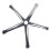 Office Chair Base Aluminum Alloy Chair Bottom Part Replacement 4