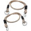 2pcs Swing Tree Hanging Rope Hammock Extender Adjustable Suspension Strap 1