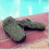 (EU40-EU41, BLACK) Grass Flip Flop 3