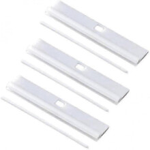 Vertical Blind Hanger 5" (127mm) Replacement White Hangers for Slats Louvre Diy Adjustable Vertical Blind Accessories Pack Of 20.