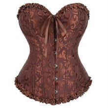 Women Lace Up Back Sexy Floral Corset for Women Lingerie Bustier Top Plus Size