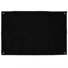 Military Patch Collection Display Panel Wall Hanging Holder for Morale Hook And Loop Emblemsblack