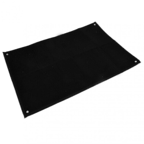 Military Patch Collection Display Panel Wall Hanging Holder for Morale Hook And Loop Emblemsblack 2