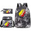 Leisure Prestonplayz Student Schoolbag Backpack Small Shoulder Bag Pen Bag Three-piece Set 1