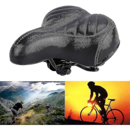 Comfortable Bicycle Saddle, Ergonomic Saddle with Dual Spring Shock Absorber Ball 2