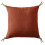 Coussin 45x45 cm Lin Français Paprika 1