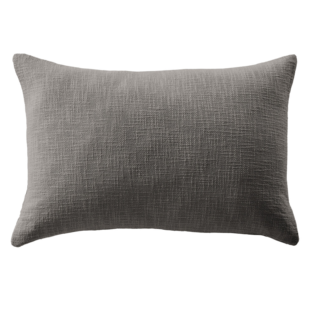 Coussin 40x60 cm Coton Ardoise