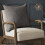 Coussin 60x60 cm Coton Ardoise 2
