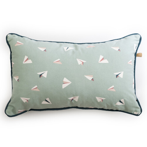 Coussin 30x50 cm Coton Petits Papiers 1