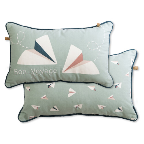 Coussin 30x50 cm Coton Petits Papiers 2