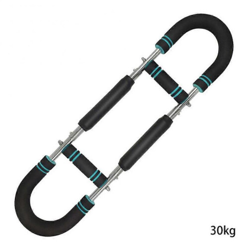 (Blue 30KG)Arm Exerciser Multifunctional Household U-shaped Arm Exerciser Workout Accessories