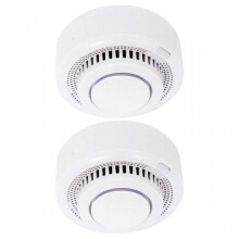 (2pcs) Smart Smog Alarm Compact Easy to Use WiFi Smog Alarm for Home Family