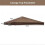 Canopy Replacement Top Cover Heavy Duty Single Tiered Grilling Gazebo Covers 4