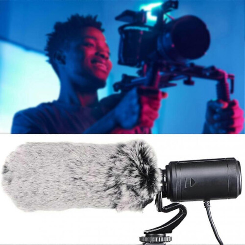 Photography Interview MIC Microphone Highly Sensitive Condenser Microphone for DSLRs Cameras Camcorders 1