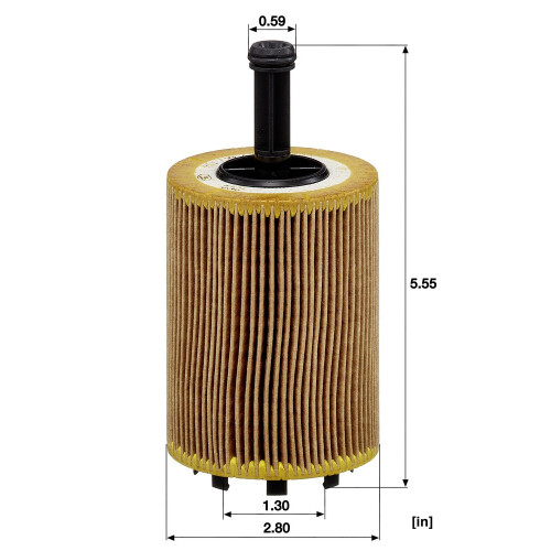 HU 719/7 x Oil filter 2