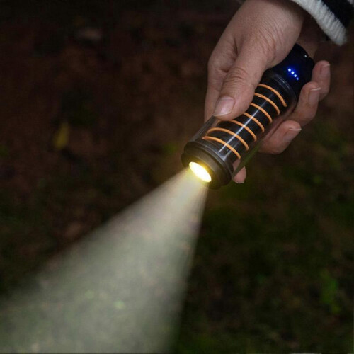 (Single Lamp, Black) Outdoor Camping Lights Waterproof Night Light for Emergency 2