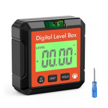 (Ll132) LCD Digital Level Tool 4x90 Degree Measuring Range Four Sides for Automotive Repair