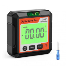 (Ll133) LCD Digital Level Tool 4x90 Degree Measuring Range Four Sides for Automotive Repair
