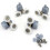 8 Pack Double Shower Door Rollers 23Mm Diameter Bathroom Replacement Parts 2