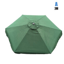 (A, Green) Outdoor umbrella Replacement Waterproof and UV Protective Umbrella Cloth Suitable for Garden Courtyard Patio