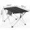 (Gray)Folding Camping Tables Portable Heavy Duty Rectangle Picnic Party Dining Desk 3