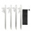 (Silver)Fixed Tent Ground Nail Set Durable Lightweight Ground Nail for Birthday Gift 2