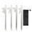 (Silver)Fixed Tent Ground Nail Set Durable Lightweight Ground Nail for Birthday Gift 1