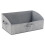 (Grey) Collapsible Closet Storage Bin Multipurpose Clothes Blanket Storage Basket for Basement 1