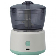 (White) Electric Garlic Masher Blenders Detachable Washable Veggie Crusher for Ginger Meat Spices
