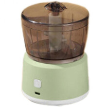 (Green) Electric Garlic Masher Blenders Detachable Washable Veggie Crusher for Ginger Meat Spices