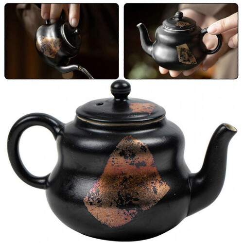 Small Ceramic Teapot Retro Ceramic Tea Kettle Present for Friends Family 1