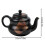 Small Ceramic Teapot Retro Ceramic Tea Kettle Present for Friends Family 4