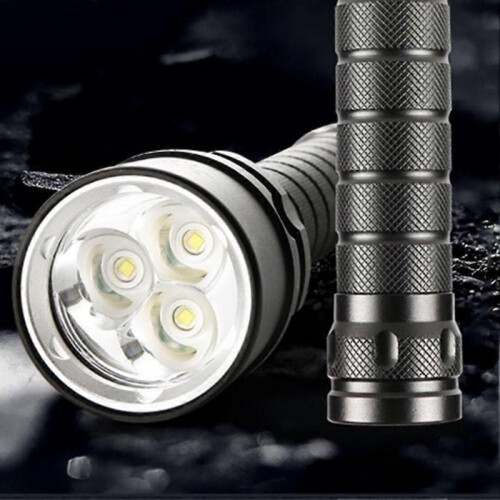 (Long 3 Lights) Amphibious Flashlight Anti-Drop Durable Flashlight for Outdoor 2