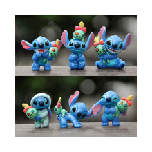 Lilo Stitch Action Figure Modello Bambole Giocattoli Regali per bambini Ornamenti natalizi