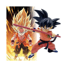 Saiyan Dragon Ball A Child Goku Figurine Stick Modello Anime Regalo di Natale Statuario