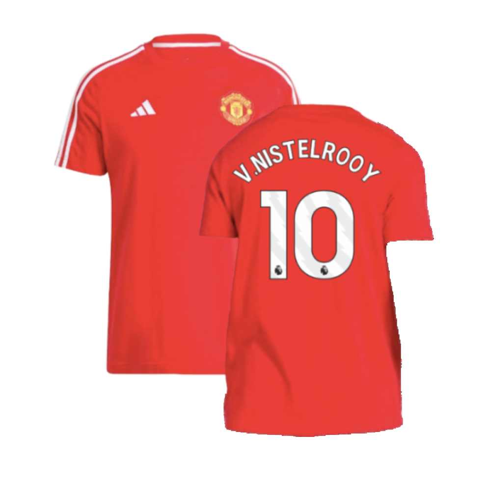 Adidas (M) 2024-2025 Man Utd Dna Tee (Red) (V.nistelrooy 10)
