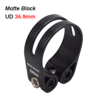 (34,9 mm - UD opaco) Super leggero 14g 3K UD in fibra di carbonio MTB bici da strada morsetto reggisella
