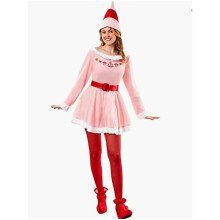 (1-L) Costume da elfo da donna Buddy The Elf Costume per ragazza Costume cosplay di Natale Set completo