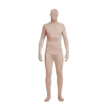 (colore della pelle -140 cm) Costume da festa Invisible Morph Suit Tute complete in spandex per uomo