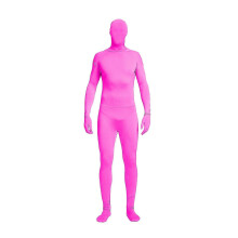 (rosa rossa -160 cm) Costume da festa Invisible Morph Suit Tute complete in spandex per uomo adulto